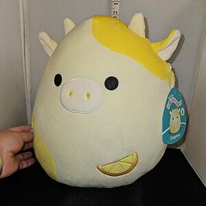 NWT First To Market Dagmar the Lemon Cow Squishmallow 12 Inches